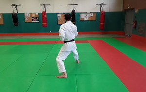 demi tour à 180°, garde